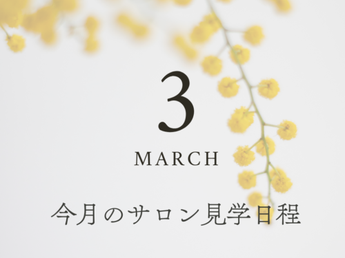3月サロン見学会のお知らせ